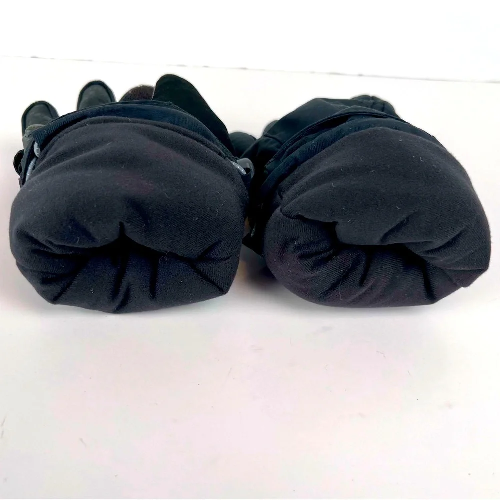 Insulated Winter Glove Womens S Black Water Resistant Ski Outdoor Lands’ End